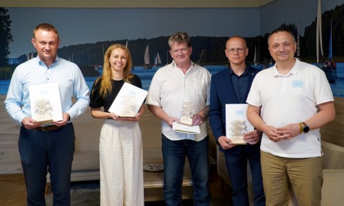 Laureaci Nagród Burmistrza odwiedzili Ratusz
